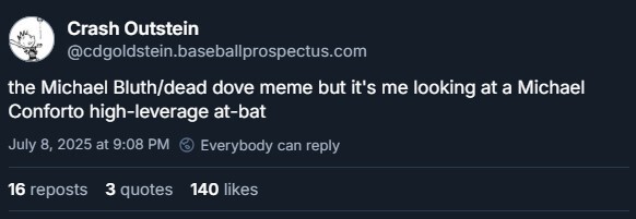 Craig Goldstein vs. Michael Conforto