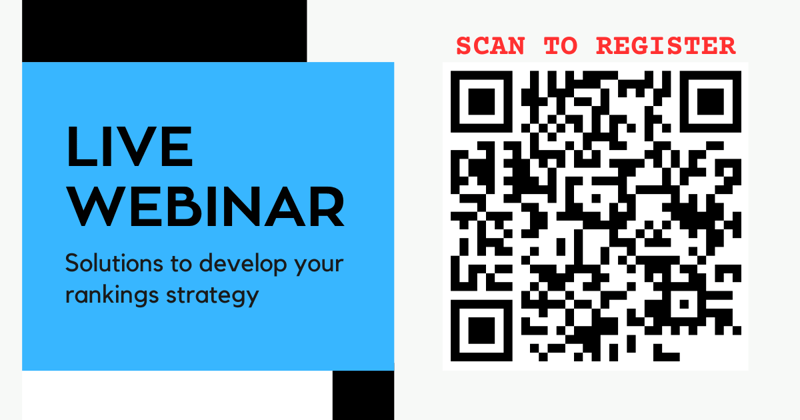 [Webinar with certificate] University Rankings