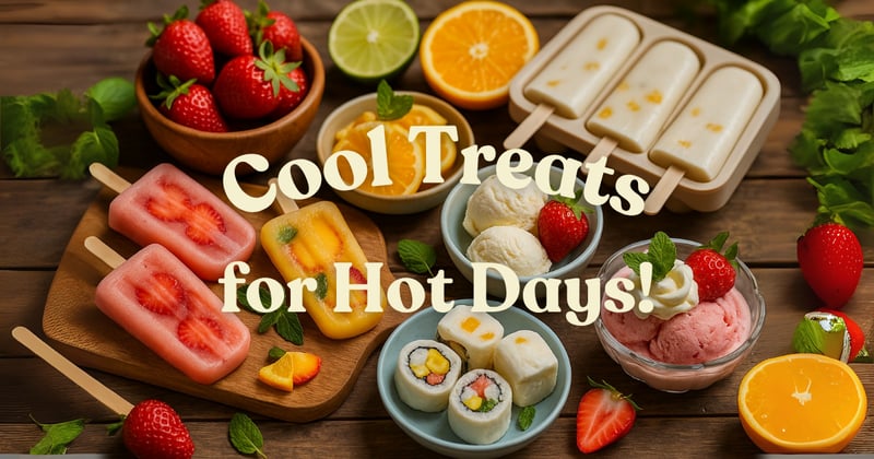 🍦 Chill Out with Chef Kareema’s Cool Treats for Hot Days! ☀️