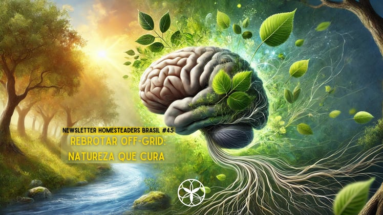 Homesteaders Brasil #45 | Rebrotar Off-Grid: Natureza que Cura 🧠🌱