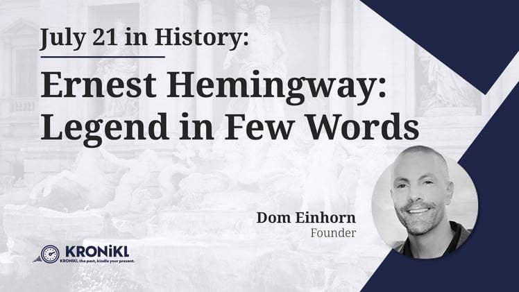 Ernest Hemingway: Legend in Few Words