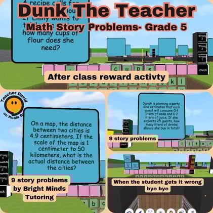Two new flavors of Dunk The Teacher a Koala Go Playground Template