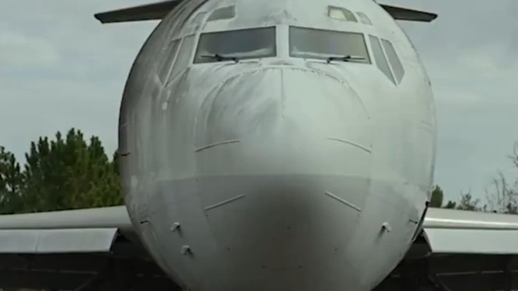 Jeffrey Epstein’s Private Plane Discovered At Georgia Aviation Graveyard,