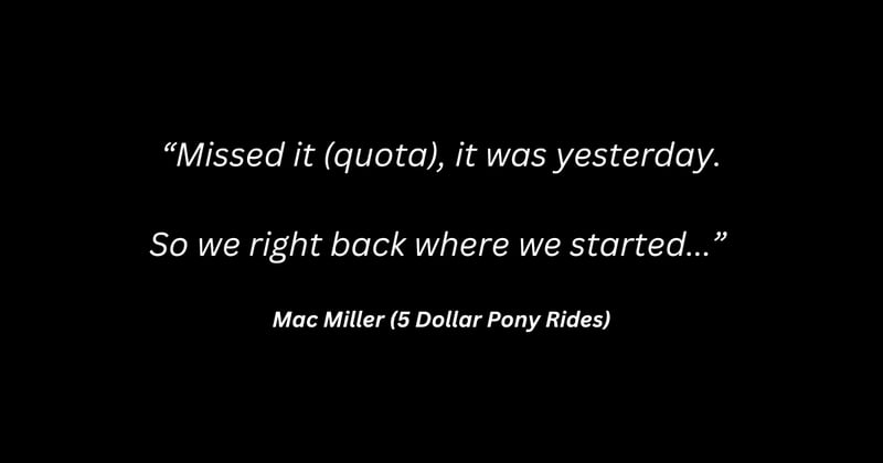 Mac Miller, new year, new quota 😎