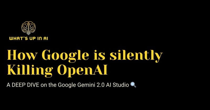 How Google is silently Killing OpenAI