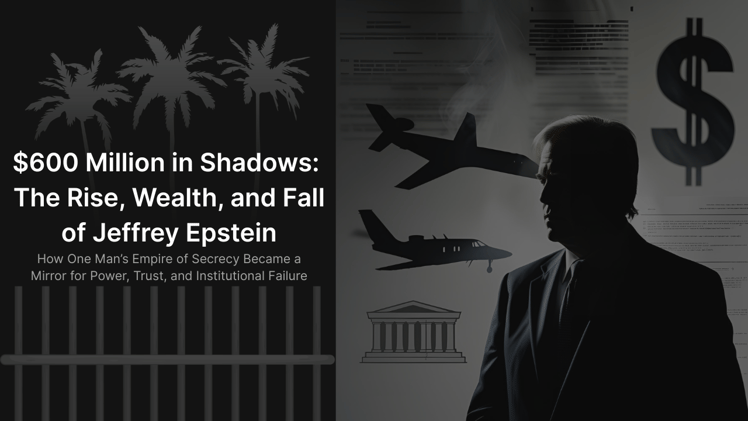 $600 Million in Shadows: The Rise, Wealth, and Fall of Jeffrey Epstein