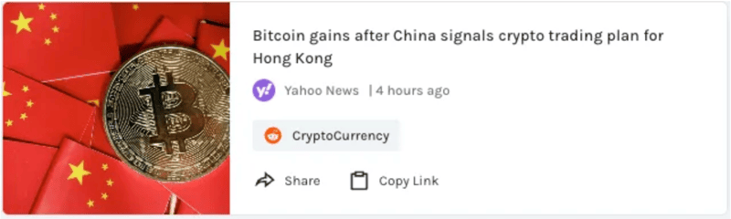 China announces a date crypto trading will go live in Hong Kong