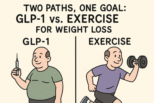 GLP-1 vs. Exercise: Two Paths to Weight Loss