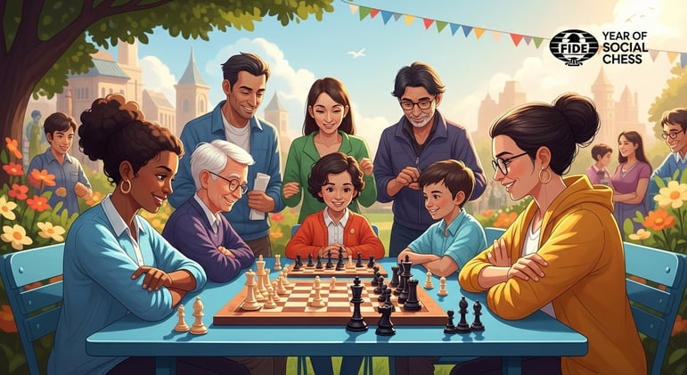 FIDE Declares 2025 the "Year of Social Chess" with a Focus on Inclusion and Mental Well‐Being