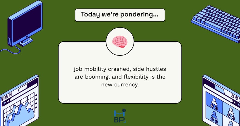 🙎 workers are staying put, and it's not because they're happy