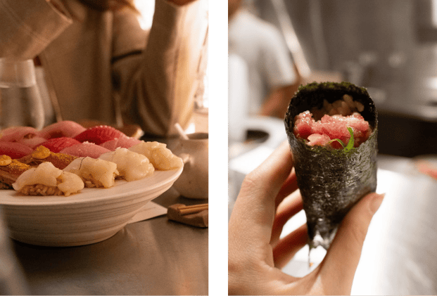 GoGet OUT | Standing Sushi Bar