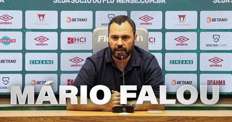 🧔🏻‍♂️ Mário falou em coletiva no CT