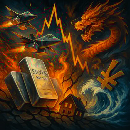 −4% Futures, 16% SLV Borrow, 106.5t Shanghai Drain (to 749t), 1⁄3-Week Global Output Pulled, Loans Worst Since ’22, Housing +500k Seller Gap