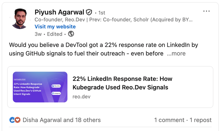 🍐#122: Github signals monitoring and outreach success story, effective dev tool messaging and correlation is not causation