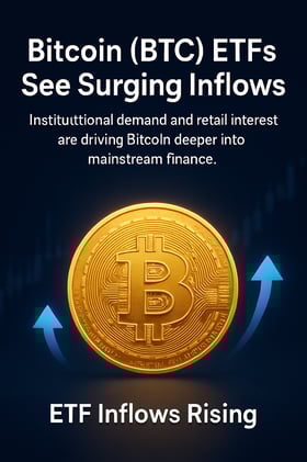 Rising ETF Inflows Signal Strong Institutional Demand for Bitcoin