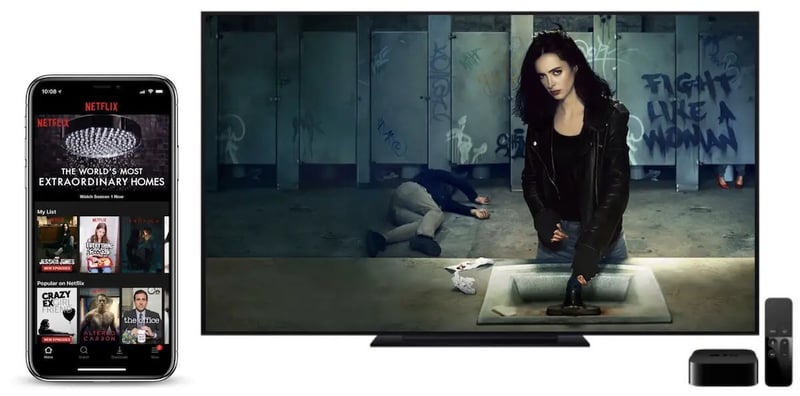 El 70% de los usuarios mira Netflix en televisores, y sólo el 10% en teléfonos