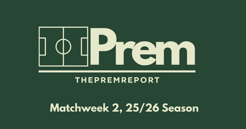 Matchweek 2 