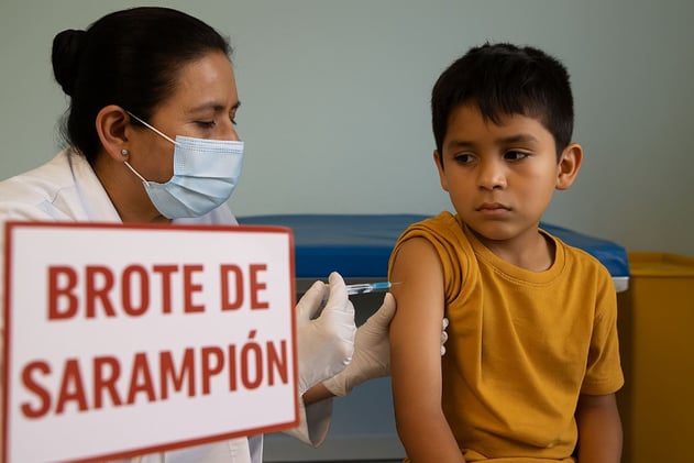 Brote de sarampión en México: cifras preocupantes y llamado urgente a la vacunación
