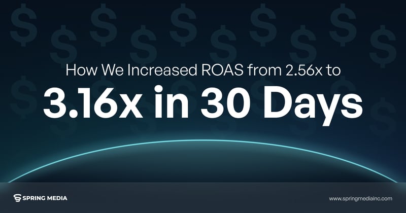 How We Increased ROAS from 2.56x to 3.16x in 30 Days
