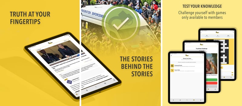 Snopes app officially supports iPad and other tablets