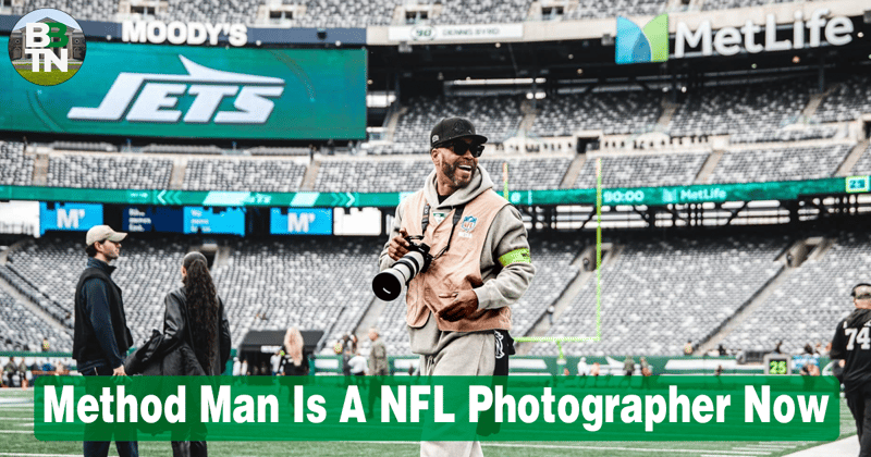 📸 Method Man Has A New Career As A NFL Photographer