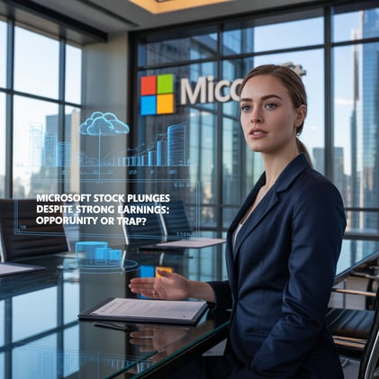 💥 Microsoft Stock Plunges Despite Strong Earnings: Opportunity or Trap?