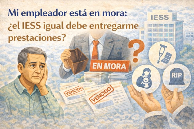Mi empleador está en mora: ¿el IESS igual debe darme prestaciones? 🤔