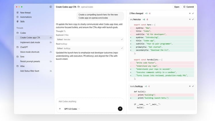 OpenAI Unveils New Codex App!