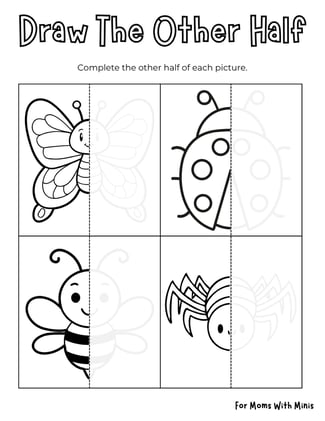 Draw The Other Half of The Insect