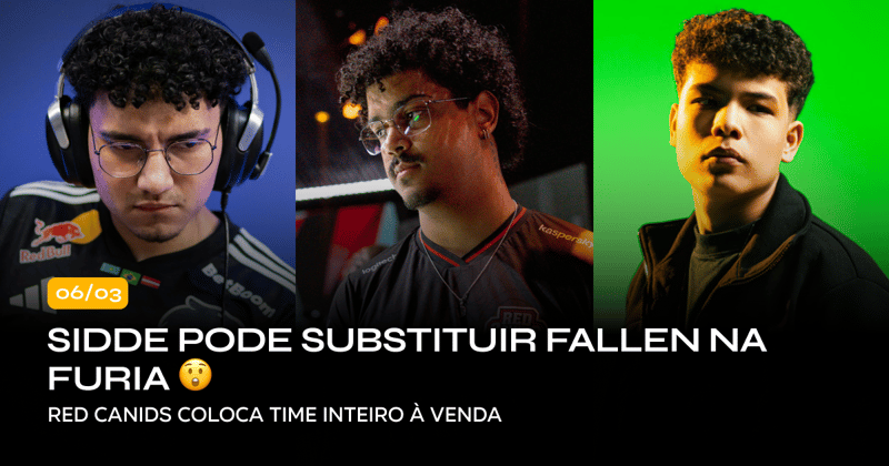 sidde pode substituir Fallen na FURIA 😲