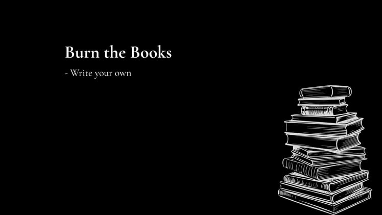 Your life won't change until the ideas are yours.