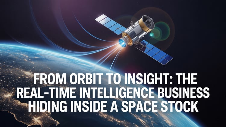 From Orbit to Insight: The Real-Time Intelligence Business Hiding Inside a Space Stock