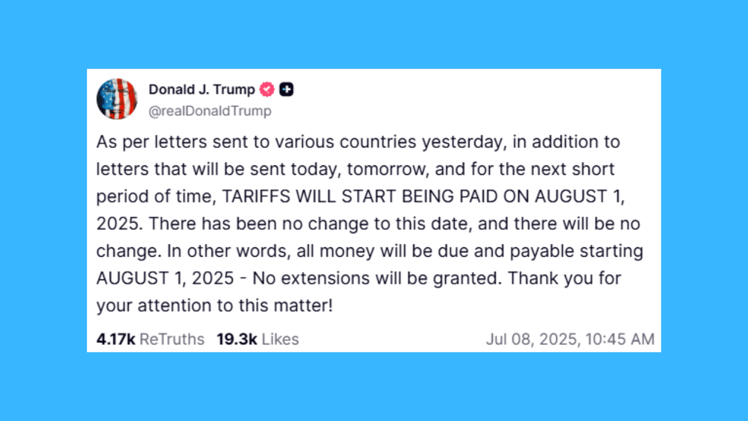 Trump Drops Tariff Hammer on 14 Nations — Markets Brace