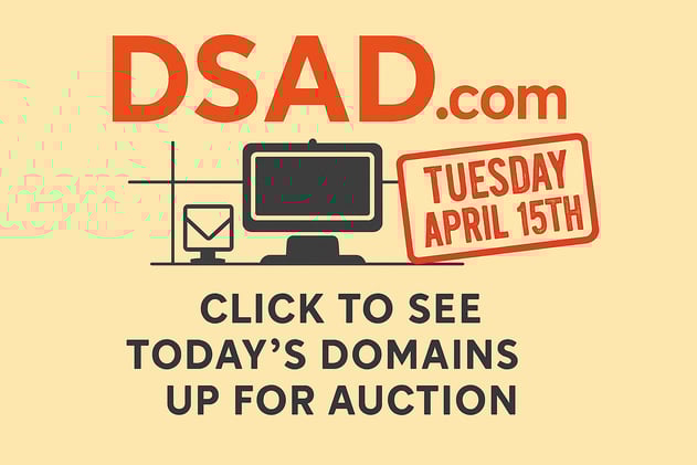 DSAD: Domain Auctions and a Little Brain Puzzle 