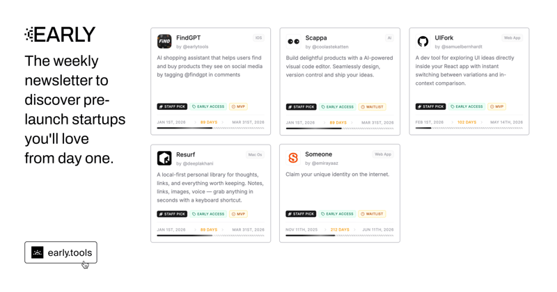 early.tools 046 » Marco Launched!
