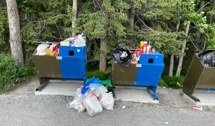 Overflowing Garbage at Quarry Lake Raises Safety Concerns