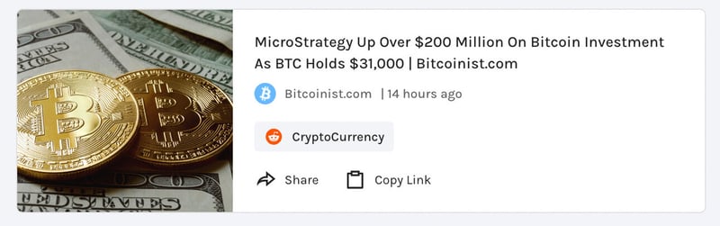 MicroStrategy's Bitcoin Investment Surpasses $200 Million in Profit