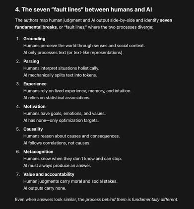 Modern AI systems sound like they understand the world, but they don’t actually “know” anything in the human sense.