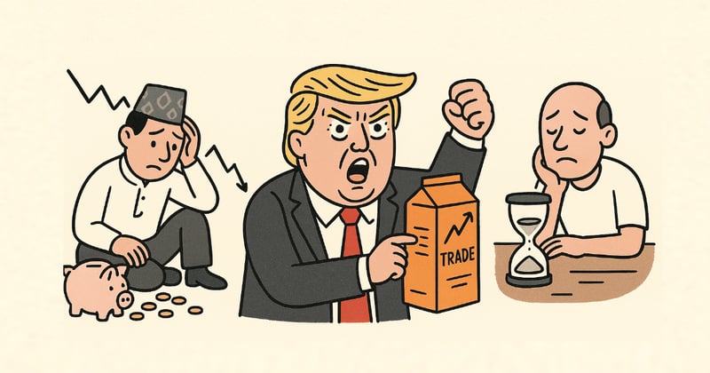 Nepal Slows, Gold Soars, and Trump Starts Another Fire