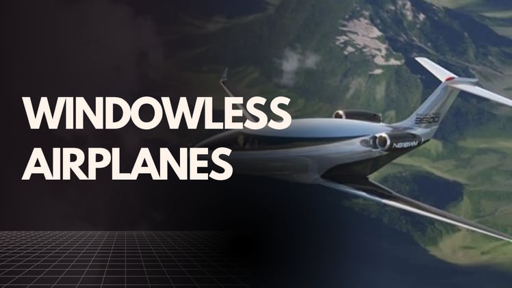 windowless airplanes