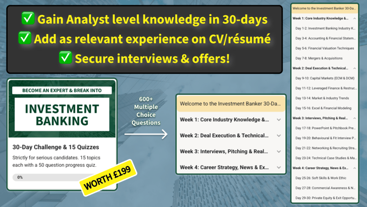 I Can Now Guarantee You A Spring Week, Internship, or Grad-Scheme Finance Offer...