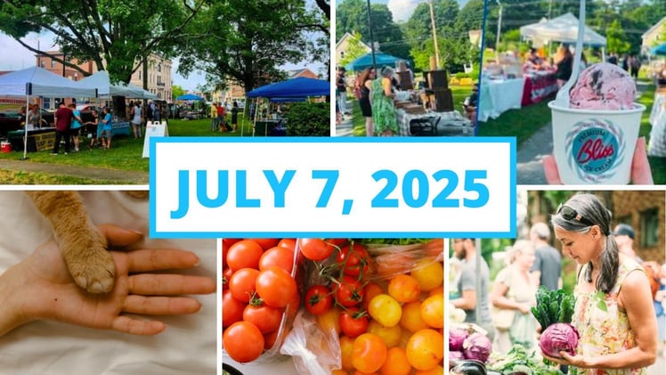 July's farmers markets, a new opportunity for animal lovers & more!