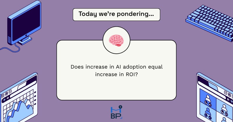 😬 Everyone has AI. Almost no one has ROI.