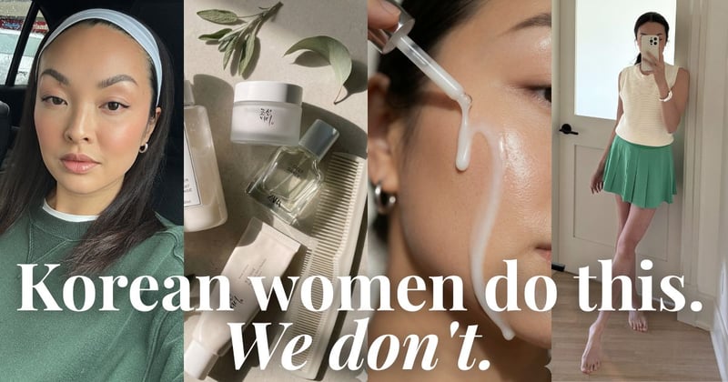 Korean women do this. We don't. 👀