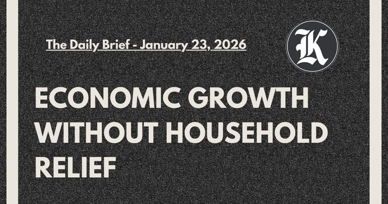 Economic Growth Without Household Relief