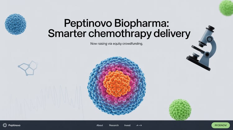 Peptinovo Biopharma: Targeting Tumors with Smarter Chemotherapy Delivery