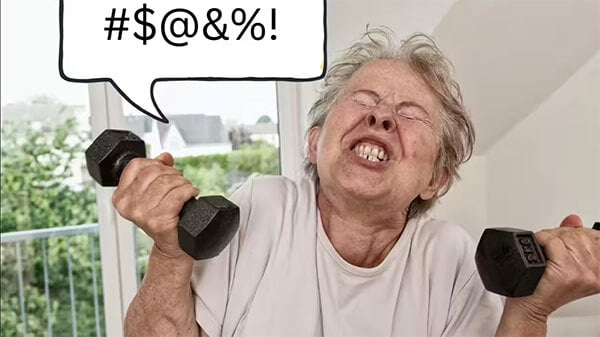 Swearing might be the ultimate upgrade to your workout