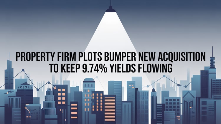 Property Firm Plots Bumper New Acquisition to Keep 9.74% Yields Flowing