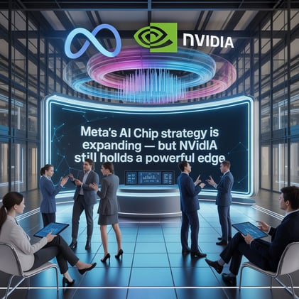 💥 Meta’s AI Chip Strategy Is Expanding — But Nvidia Still Holds a Powerful Edge