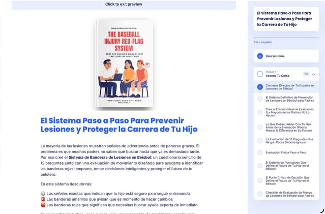 El Sistema Paso a Paso Para Prevenir Lesiones y Proteger la Carrera de Tu Hijo